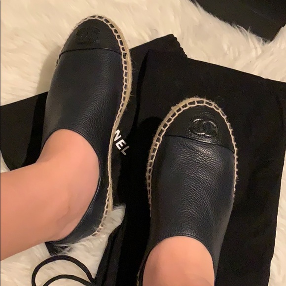 Chanel Espadrille Mule Slide Flats - Picture 5 of 7